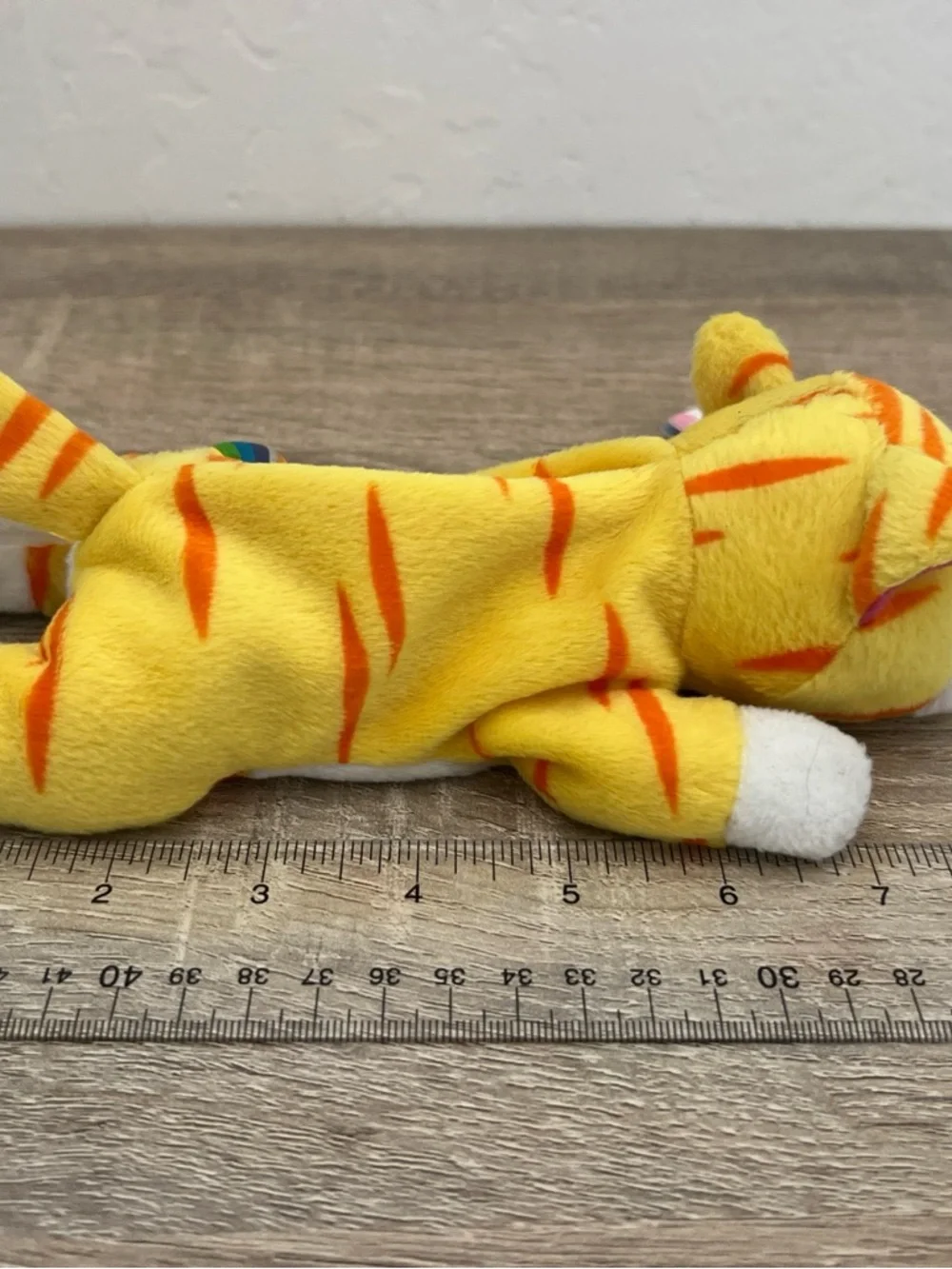 NWT Lisa Frank Cat Kitten Sunflower Yellow Plush Beanie Vintage w/ Tag 8” - Picture 10 of 11